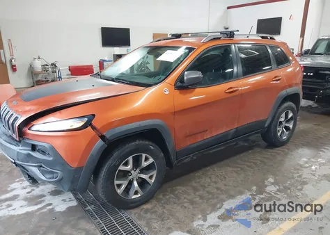 2015 Jeep Cherokee Trailhawk из США, поврежденный, VIN 1C4PJMBS3FW502265